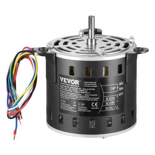 Krachtige 1/3 PK ovenventilatormotor met 3 snelheden – stille en duurzame luchtcirculatie voor huis en kleine bedrijven