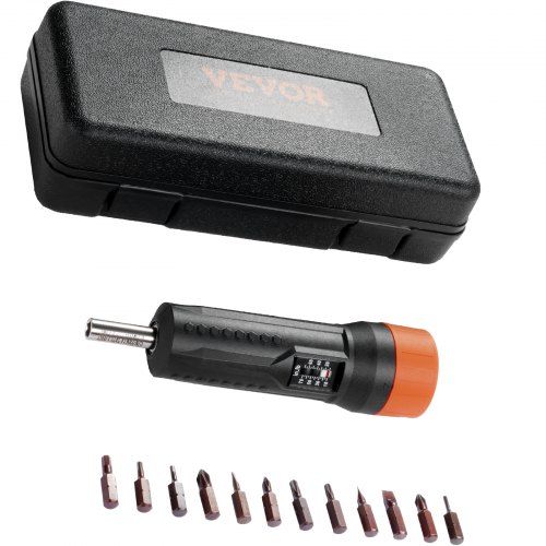 Digitale momentschroevendraaier 1/4‑inch set met LCD‑display en 12 bits – precisie voor elke klus