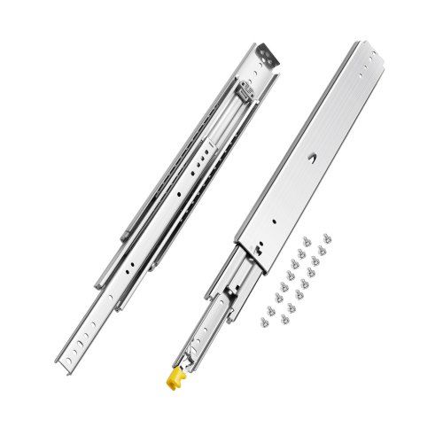 Volledig uittrekbare zware ladegeleiders 610 mm – robuust, stil en lockbaar