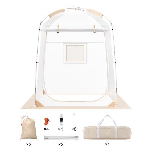 Waterbestendige sportbubbeltent voor één persoon – compact, robuust en supersnel op te zetten