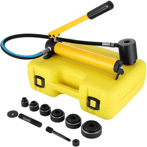 Hydraulische Knock‑out Ponsset 10 ton – Krachtig, Compact en Veelzijdig