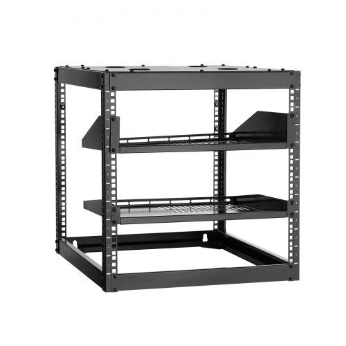 10U Open Frame Netwerkrack met Diepte 585 mm – Flexibele Oplossing voor Krappe Ruimtes