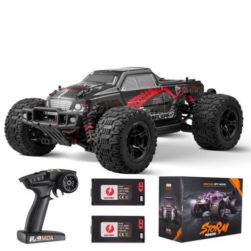1:10 Off‑road RC‑monstertruck met wheelie en 38 km/u – ultieme speeltijd voor kinderen vanaf 8 jaar