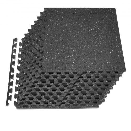 Puzzelmat 12×61x61x2cm – Duurzame, Geluidarme Vloerbescherming voor Fitness en Werkplaatsen