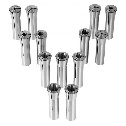 Optimale precisiespanklemset R8 – 13‑delige set voor metaalbewerking