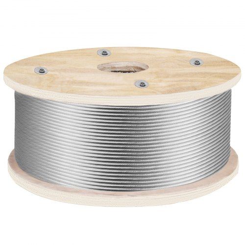 Stalen kabel 4,8 mm – Flexibele sterkte voor tuin, terras en maritieme projecten