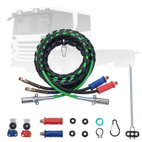 15 ft 3‑in‑1 luchtleidingset voor semi‑truck: complete oplossing voor luchtremmen