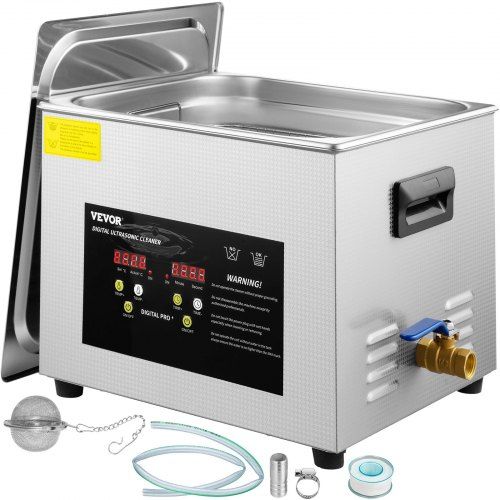 15 L Digitale Ultrasone Reiniger met Verwarming – Professionele Schoonmaak voor Thuis en Werkplaats