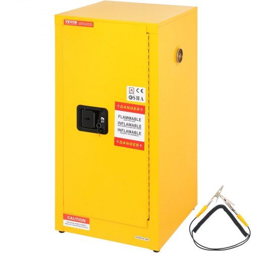 Veiligheidsopslagkast van 16 gallon – Bescherming voor brandbare vloeistoffen in elke garage