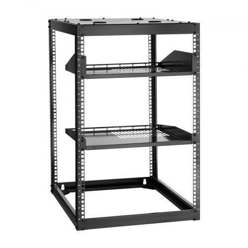 Krachtig 16U Open Frame Serverrack: Flexibel, Stevig en Ruimtebesparend
