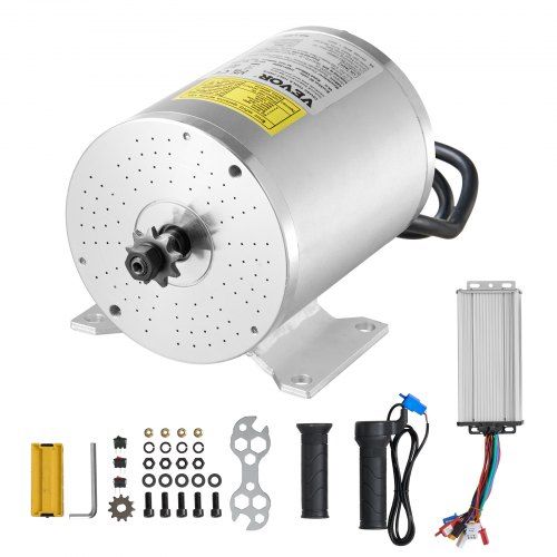 1800W 48V borstelloze DC-motorkit voor e-bike, scooter en doe‑het‑zelfprojecten – krachtige en stille motor