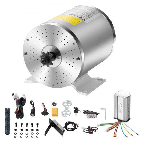 Krachtige 1800W borstelloze DC-motor voor e‑bike en doe‑het‑zelf projecten