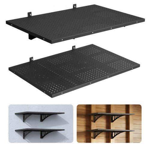 Stevige 2‑delige garagewandplankenset van 914 mm × 615 mm – Perfect voor zware opbergruimte