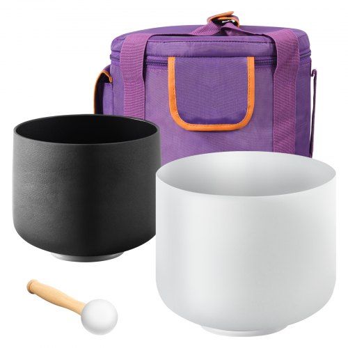 Kristallen Klankschalen Set 8‑inch & 10‑inch – Perfect voor Meditatie, Yoga & Klankhealing