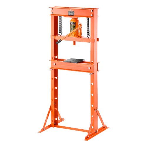 20‑ton hydraulische werkplaatspers met verstelbare hoogte en drievormige stabiliteit