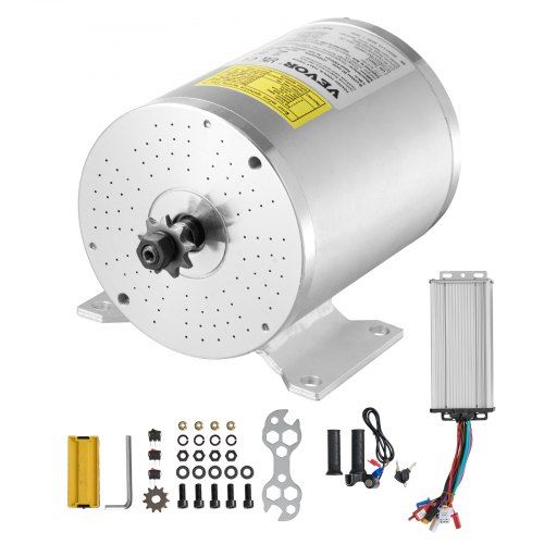 2000W borstellose 48V DC‑motorkit voor e‑bikes, skelters en doe‑het‑zelfprojecten