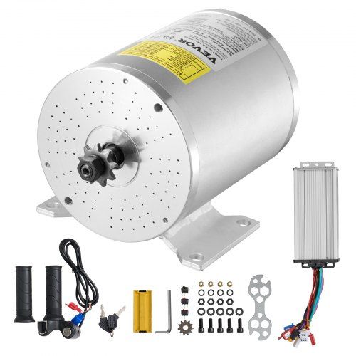 2000 W 48 V borstelloze DC‑motorkit – Krachtig, stil en klaar voor DIY‑e‑bikes en skelters