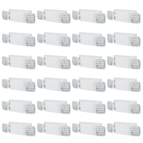 24‑pack commerciële noodverlichting met 3 W LED en 180 min batterij – complete veiligheid voor elk bedrijf