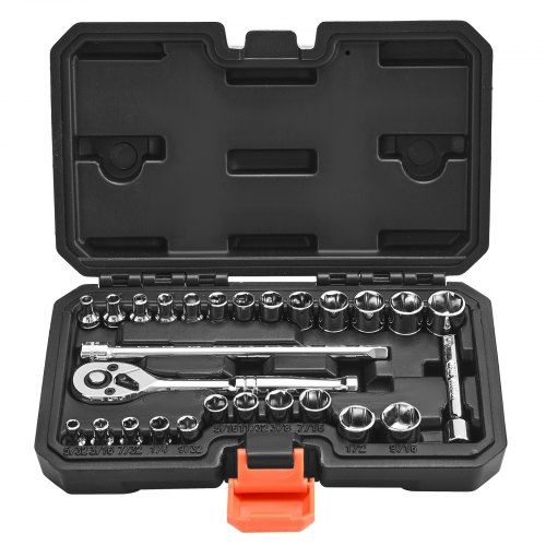 27‑delige dopsleutelset 1/4 inch – robuust, veelzijdig en klaar voor elke klus