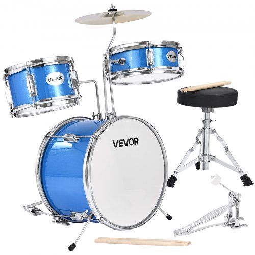 Blauw kinderdrumstel: een complete startkit voor jonge ritmes