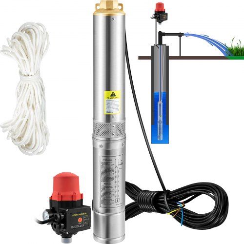 Krachtige 550 W AC‑diepwaterpomp: optimale oplossing voor irrigatie en afvoer