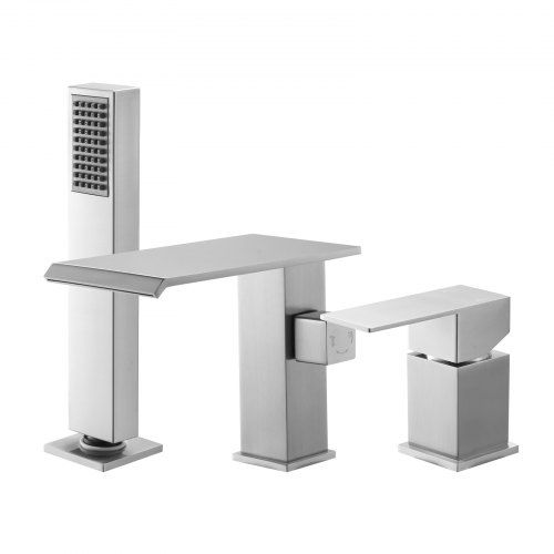 Romeinse Badkraan met Handdouche: Efficiëntie en Stijl voor Elke Badkamer