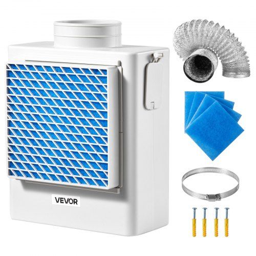 3-in-1 droogkastventilatieset voor binnen – Energiezuinige, stille en veilige oplossing voor kleine woningen
