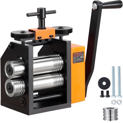 3‑in‑1 Handwalsmachine 75 mm – Flexibel en precisie voor sieradenmakers