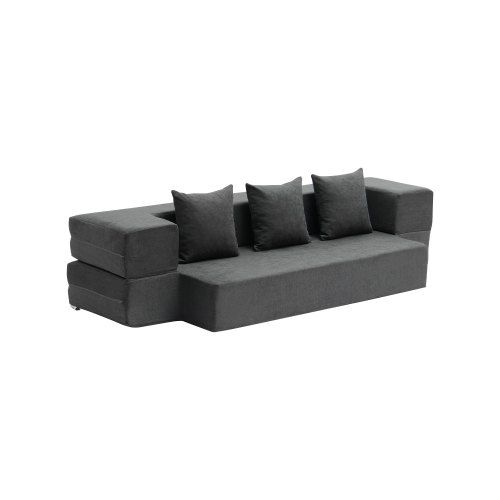 Optimale 3‑in‑1 opvouwbare slaapbank met traagschuim en wasbare hoes – ruimtebesparend comfort