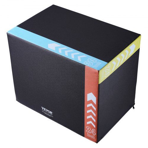 3‑in‑1 Plyometrische Jumpbox 30/24/20 inch – Veelzijdige Thuisgym Box