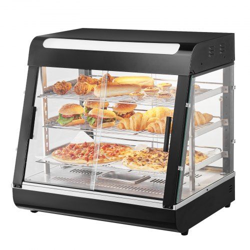 3‑laags commerciële voedselverwarmer 1200 W: veelzijdig en efficiënt voor horeca