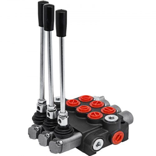 3‑spool hydraulische richtingsklep voor dubbelwerkende cilinders – krachtige controle voor landbouw‑ en industriële machines