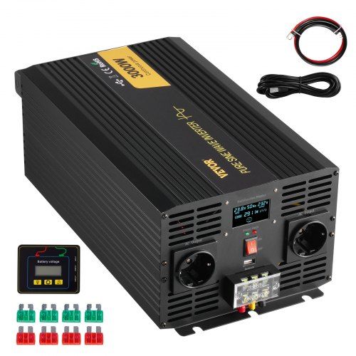 3000 W Zuivere Sinusomvormer 24 V → 230 V: De Alles‑in‑één Oplossing voor Campers en Vrachtwagens