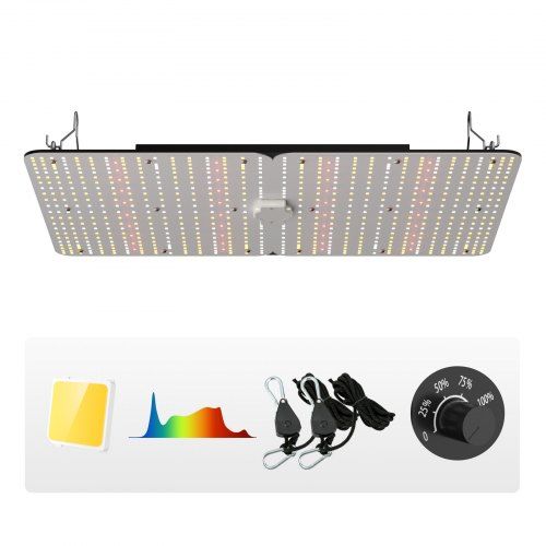 300W dimbare LED kweeklamp met full‑spectrum licht – krachtige groeilamp voor binnen‑ en kasgebruik