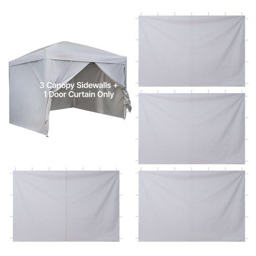 Waterdichte zijpanelen voor 3 × 3 m partytent – optimale bescherming en privacy