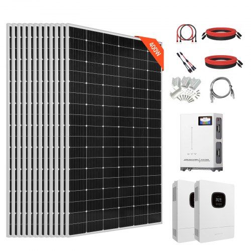 Krachtige off-grid zonne-energieset van 4800 W: ideaal voor boerderij en schuur