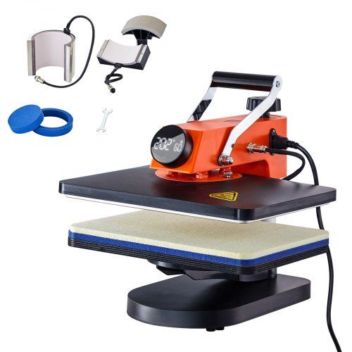 5‑in‑1 hittepers 12 × 15 inch: snelle, veilige en veelzijdige sublimatie‑machine