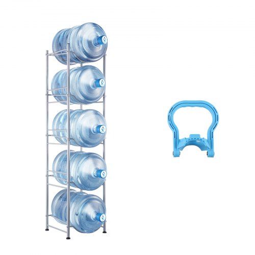 Robuuste 5‑niveaus waterkanhouder – ruimtebesparing en stevige opslag voor thuis en op kantoor