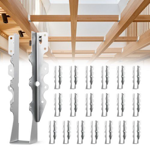 Stabiele en Roestvrije Balkhangers voor Houten Constructies – 50 Stuks Set
