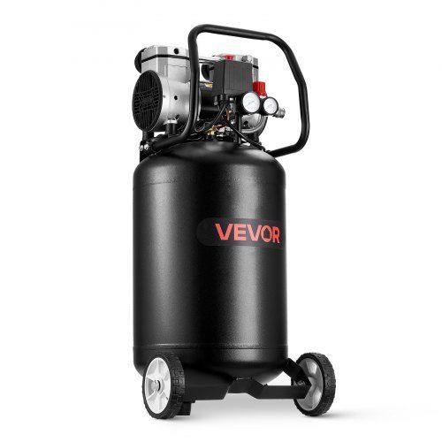 Krachtige 50 L verticale luchtcompressor voor garage en doe‑het‑zelf projecten