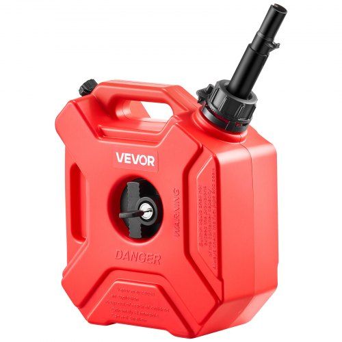 5 liter draagbare brandstoftank met lekvrije sluiting – ideale reserve voor kamperen en off‑road