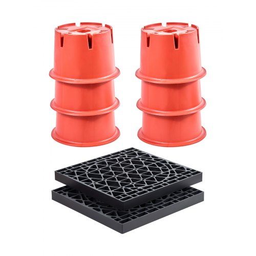 Optimale stabiliteit voor uw camper: de 8‑delige nivelleringsset