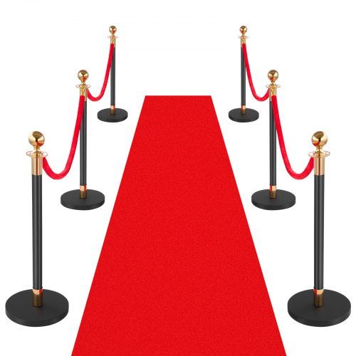 Elegant en veelzijdige afzetpaalset voor VIP‑ingangen en crowd control