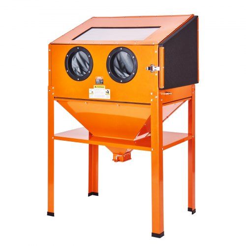 Robuuste 60‑gallon zandstraalcabine: ideaal voor de doe‑het‑zelf‑werkplaats