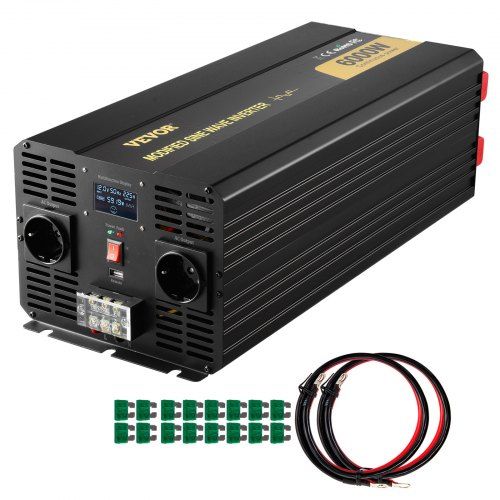 6000W DC12V naar AC230V gemodificeerde sinusomvormer: krachtig en betrouwbaar voor onderweg en thuis