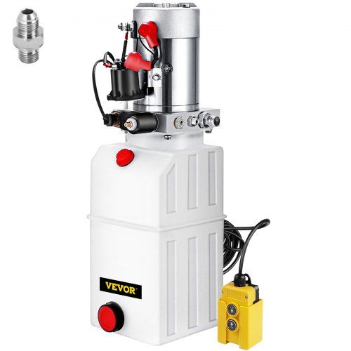 6‑liter hydraulische pomp voor aanhangwagens – krachtige, duurzame oplossing voor kiepen en hijsen