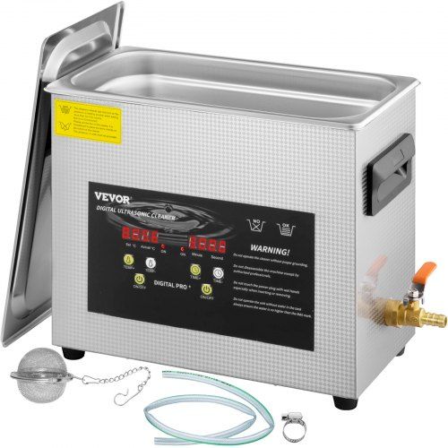6 L Ultrasoonreiniger met Verwarming – Professionele Reiniging voor Sieraden, Brillen en Meer
