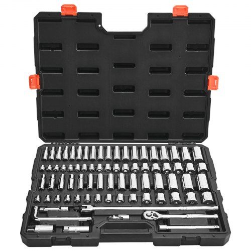 76‑delige 3/8 inch Doppenset – Duurzaam, krachtig en veelzijdig voor elke klus