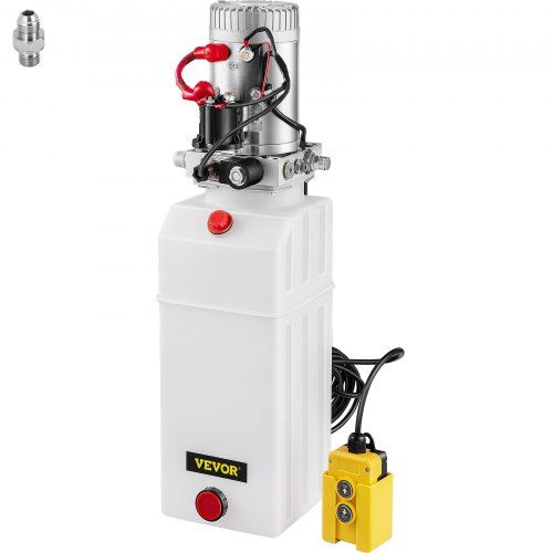 Krachtige 8‑liter hydraulische pomp voor aanhangwagens en hefsystemen