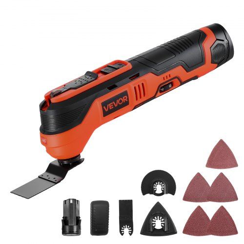 12V draadloze multitool met 6 snelheden: veelzijdig en krachtig voor doe‑het‑zelf